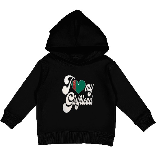 TurkmenistanI Love My Turkmen Girlfriend Kids Pullover Hoodies