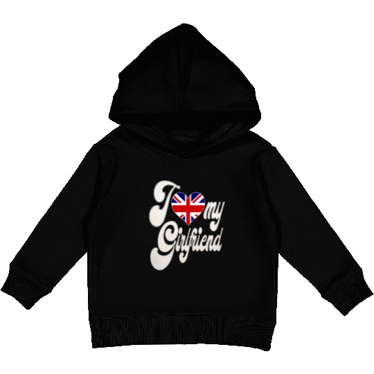UKI Love My British Girlfriend Kids Pullover Hoodies