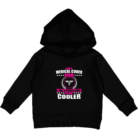 Medical Coder Mom Kids Pullover Hoodies