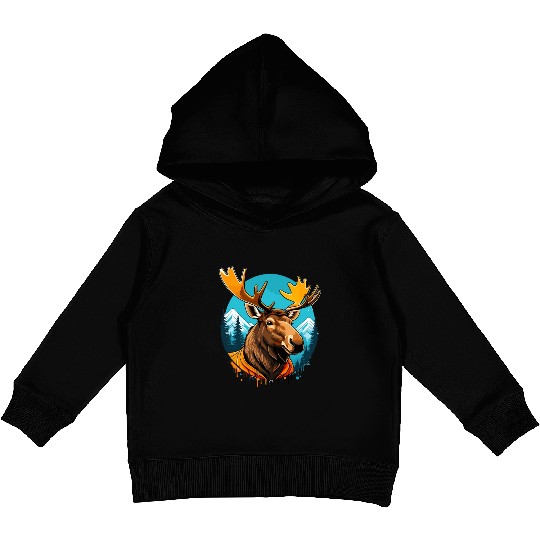 Moose Kids Pullover Hoodies