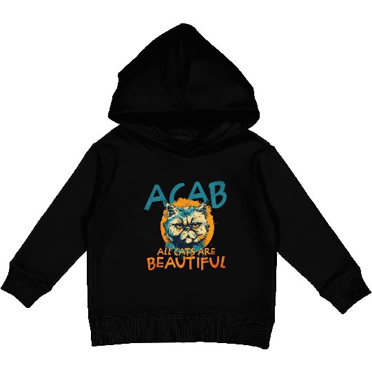 ACAB All Cats Are Beautiful Kids Pullover Hoodies