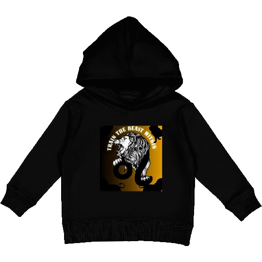"Train the Beast within!!" By BeastHugo704 Kids Pullover Hoodies