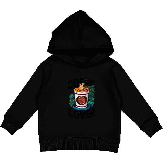 Coffee Lover Kids Pullover Hoodies