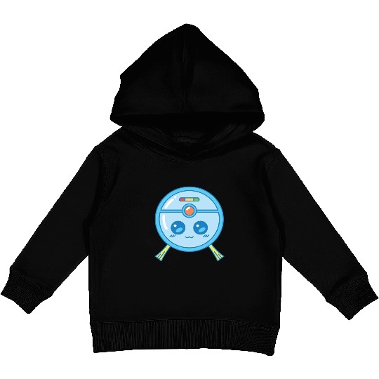 Cute Robot Vacuum Cleaner Kawaii Kids Pullover Hoodies