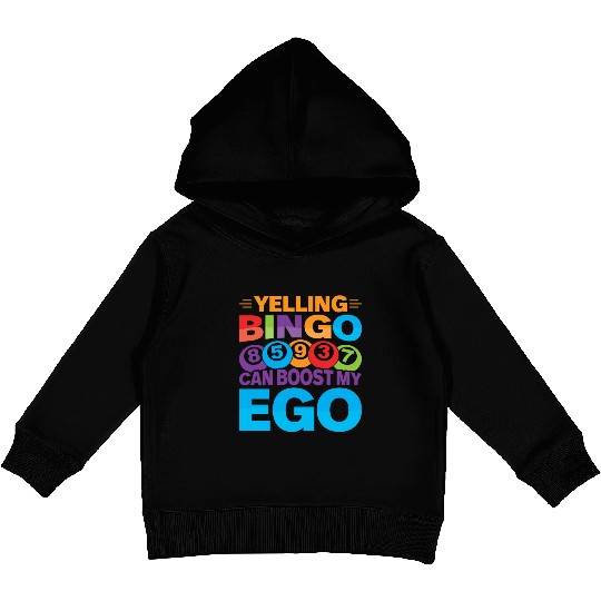 Funny Bingo Caller Kids Pullover Hoodies