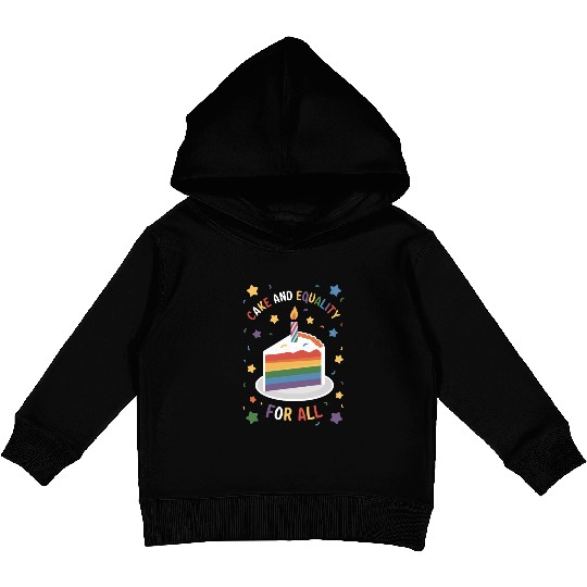 Birthgay Gay Pride Flag Pride Month Equal Rights Kids Pullover Hoodies