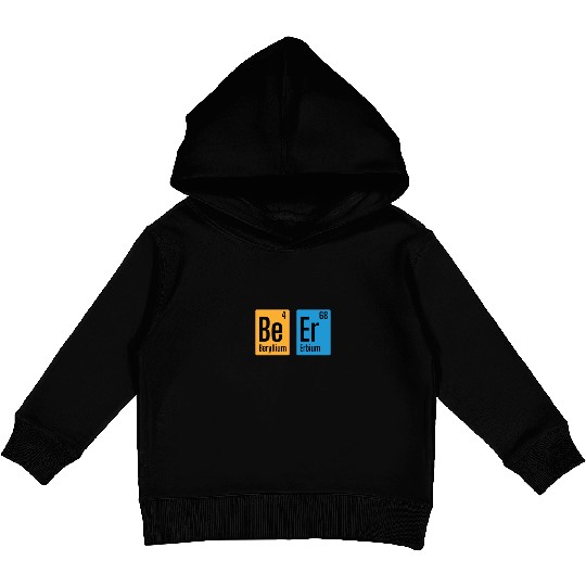 Element in the Chemistry of Beer Kids Pullover Hoodies