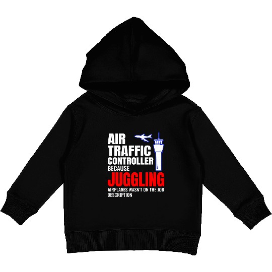 Air Traffic Controller ATC Aviation Humor Airplane Kids Pullover Hoodies