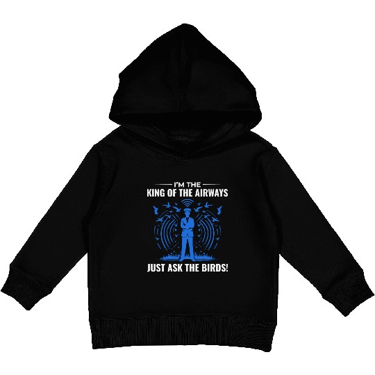 Air Traffic Controller ATC Aviation Humor Airplane Kids Pullover Hoodies