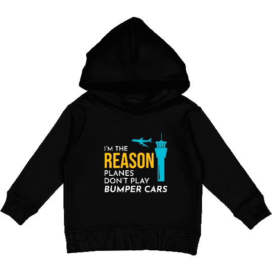 Air Traffic Controller ATC Aviation Humor Airplane Kids Pullover Hoodies