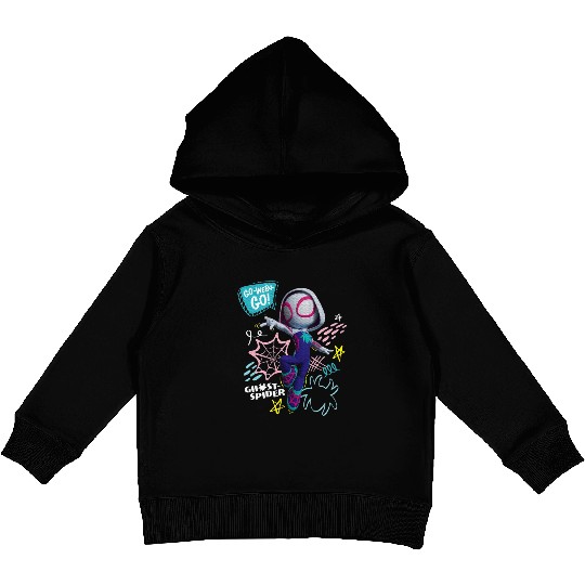 Marvel Spidey And His Amazing Friends Ghost Spider Kids Pullover Hoodies
