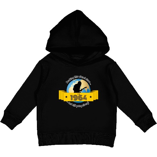 60th birthday Rocking this planet since 07/1964 Kids Pullover Hoodies