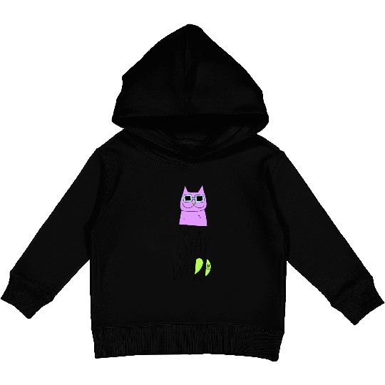 Stay Weird Kids Pullover Hoodies