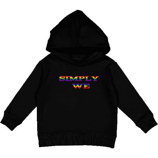 Simply We LGBTQ pride month collection Kids Pullover Hoodies