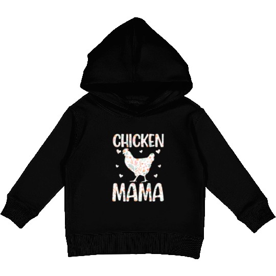 Chicken Mama Chicken Mom Farm Animal Kids Pullover Hoodies