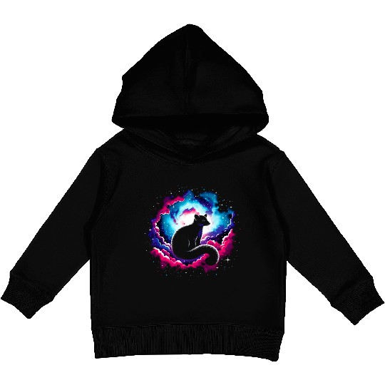 Cool Platypus Galaxy Space Art Kids Pullover Hoodies