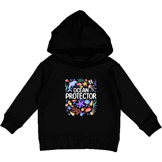 Environmental protection nature conservation Ocean Kids Pullover Hoodies