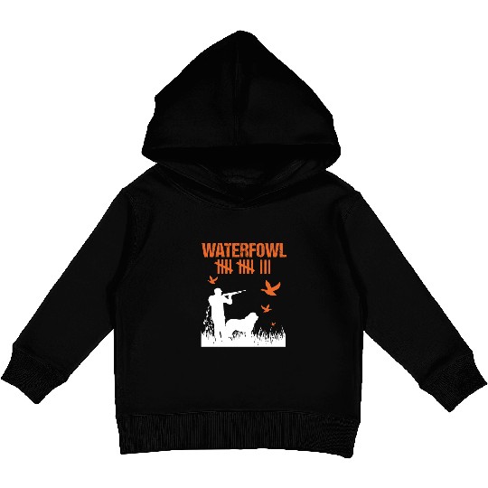 Funny Waterfowl Hunting Score Card Duck Hunting Kids Pullover Hoodies