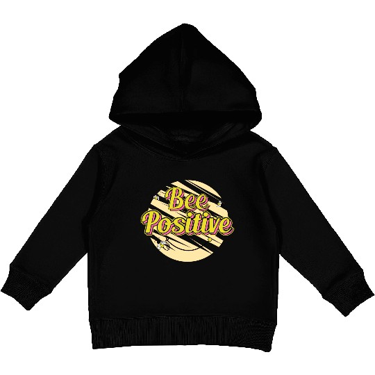 bee positive Kids Pullover Hoodies