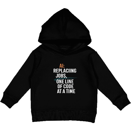 Robotics AI Automation Machine Learning Kids Pullover Hoodies