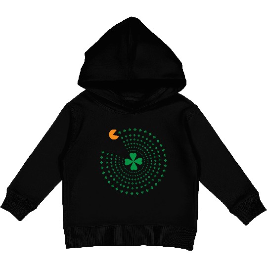 St Patrick Pacman Kids Pullover Hoodies