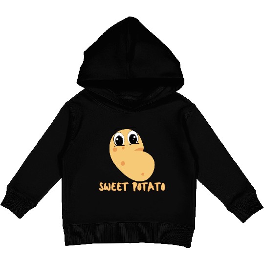 Sweet cute potato Kids Pullover Hoodies