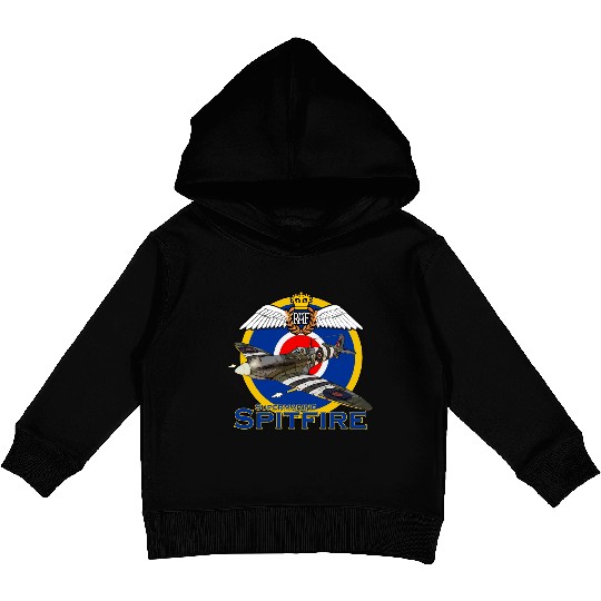 Supermarine Spitfire Kids Pullover Hoodies
