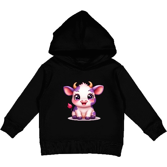 blueberry cow Gift unique Kids Pullover Hoodies