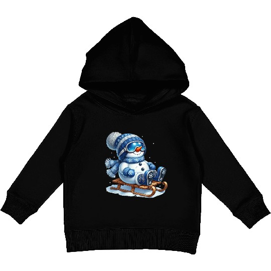 Snowman Christmas, Funny Snowman Kids Pullover Hoodies