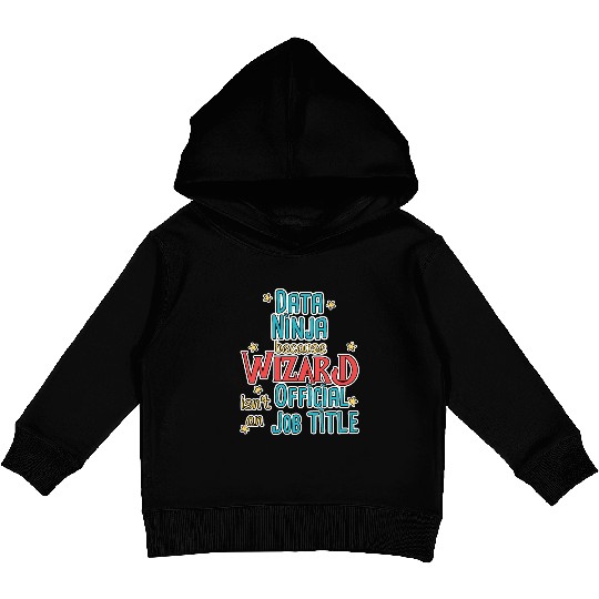 Data Ninja Wizard Data Science Kids Pullover Hoodies