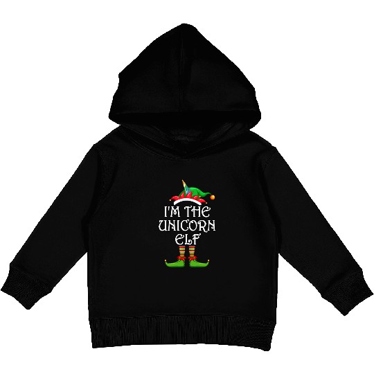 I'm The Unicorn Elf Kids Pullover Hoodies Matching Family