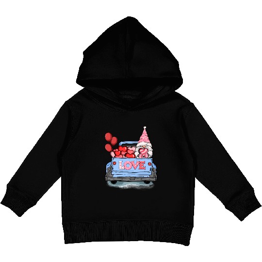 Gnomes Valentines Revelin Kids Pullover Hoodies