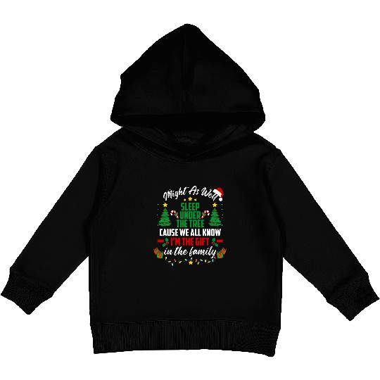Might As Well Sleep Under The Tree Kids Pullover Hoodies