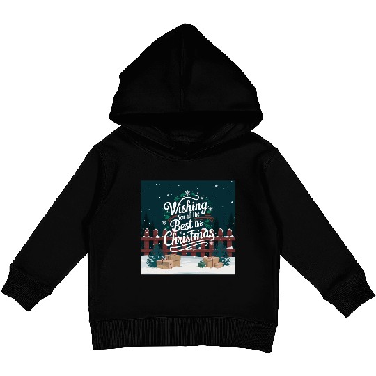 Wishing you all the best this christmas Kids Pullover Hoodies