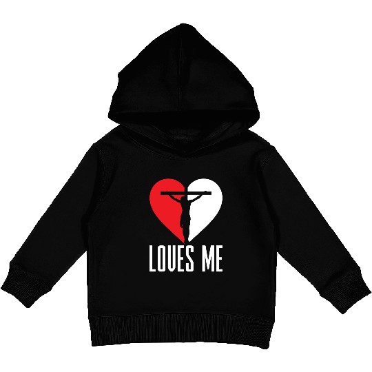 Jesus Loves Me Christian Christmas Kids Pullover Hoodies
