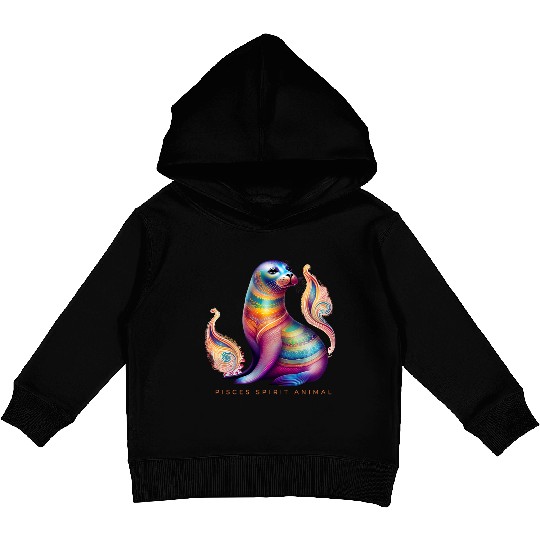 Pisces Spirit Animal Seal Alebrije Female Kids Pullover Hoodies