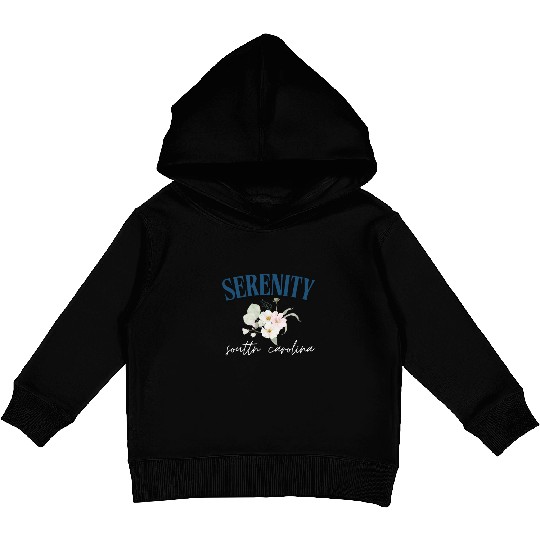 Serenity, SC Raglan Baseball Kids Pullover Hoodies