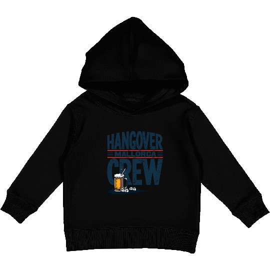 Hangover Crew Mallorca Party Kids Pullover Hoodies party animal