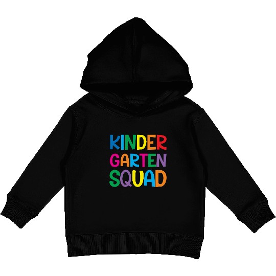 Kindergarten Squad Teacher Back To School Kids Pullover Hoodies