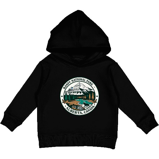 Banff National Park Alberta Canada Kids Pullover Hoodies