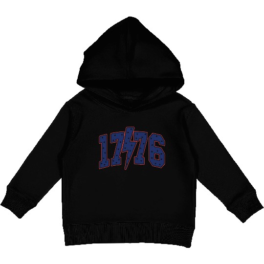 1776 4th of July Kids Pullover Hoodies