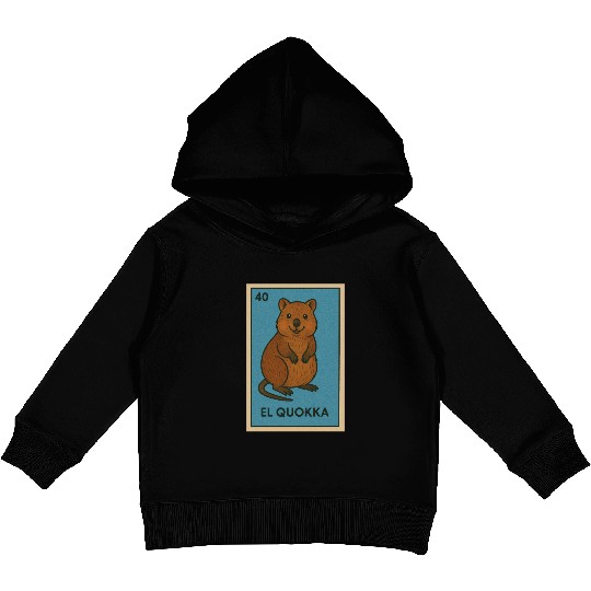EL QUOKKA - THE QUOKKA - LA LOTERÍA Kids Pullover Hoodies