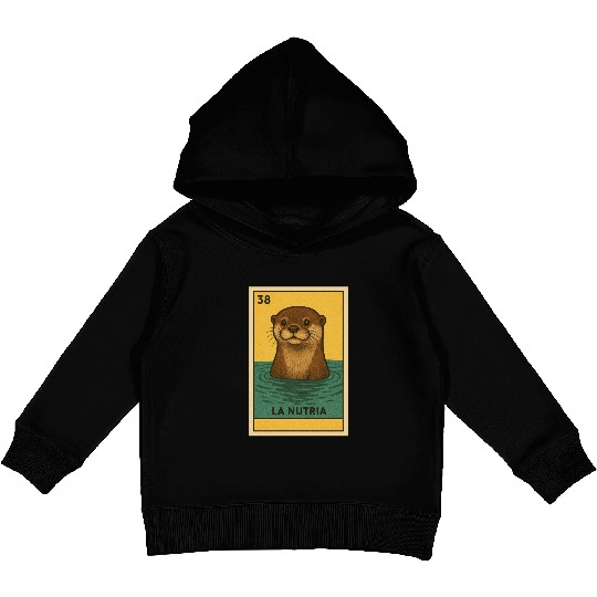 LA NUTRIA - THE OTTER - LA LOTERÍA Kids Pullover Hoodies
