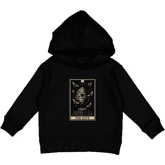 Mystic Bee Tarot – The Hive Card Kids Pullover Hoodies