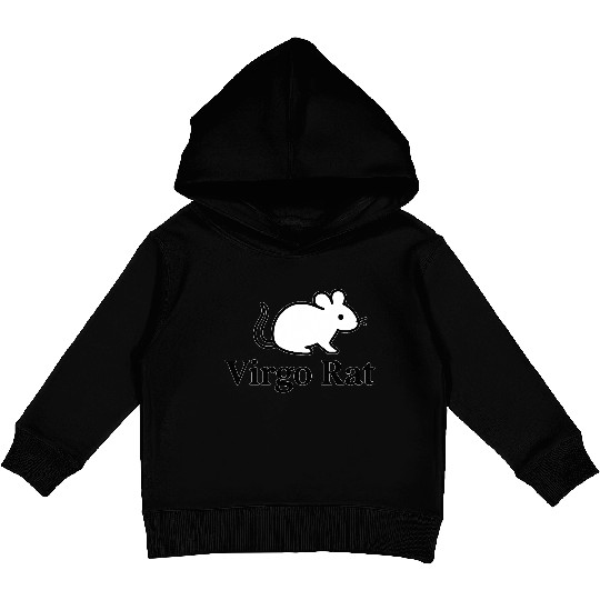 Virgo Rat Kids Pullover Hoodies