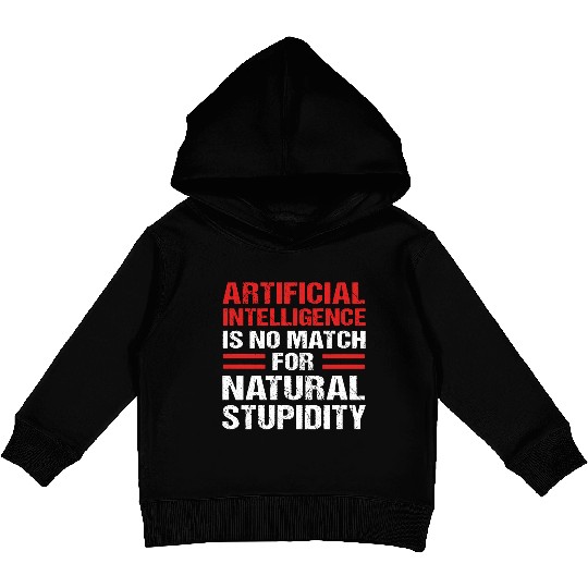 AI Artificial Intelligence Data Science Kids Pullover Hoodies