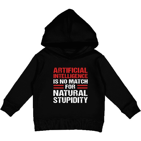AI Artificial Intelligence Data Science Kids Pullover Hoodies