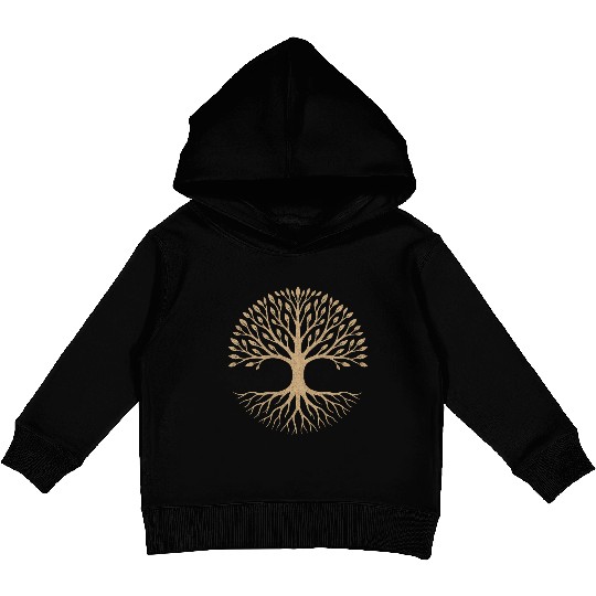 Elegant Tree of Life Symbol Design Kids Pullover Hoodies