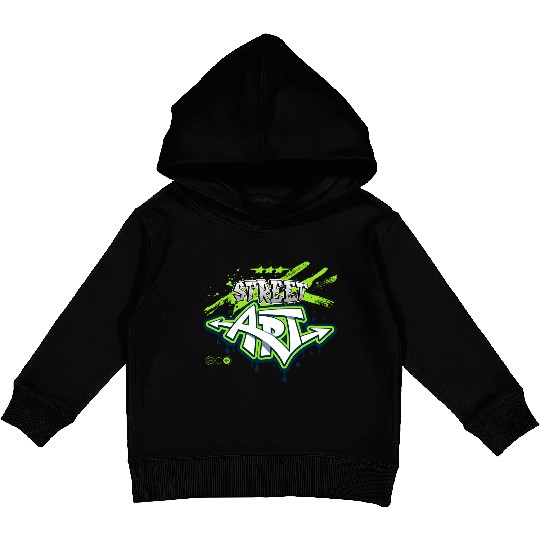 Street Art – Urban Expression Kids Pullover Hoodies for Graffiti