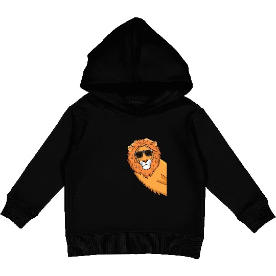 Cool Lion Lover Kids Wild Cat Lion Gifts Men Lion Kids Pullover Hoodies